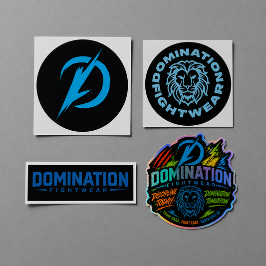 Domination Fightwear Sticker Pack – 4 Stickers